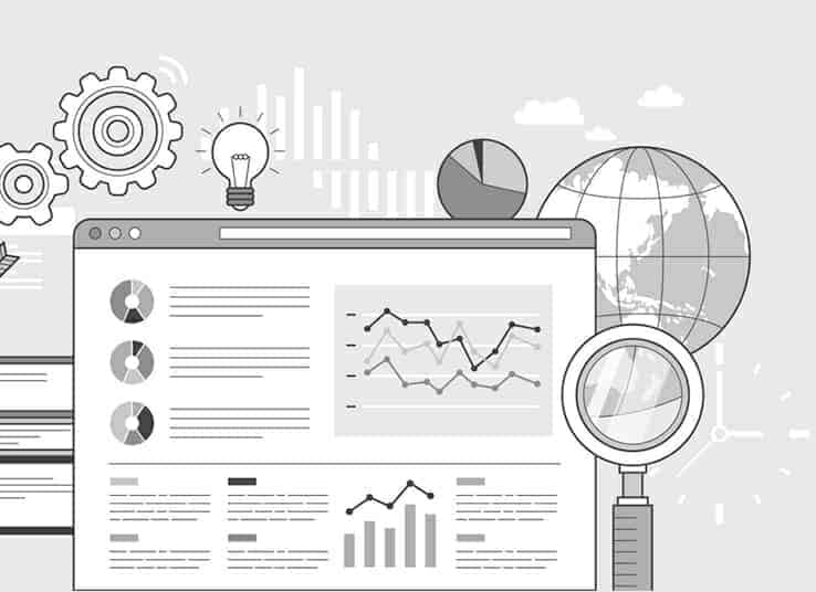 Black and White Graph
